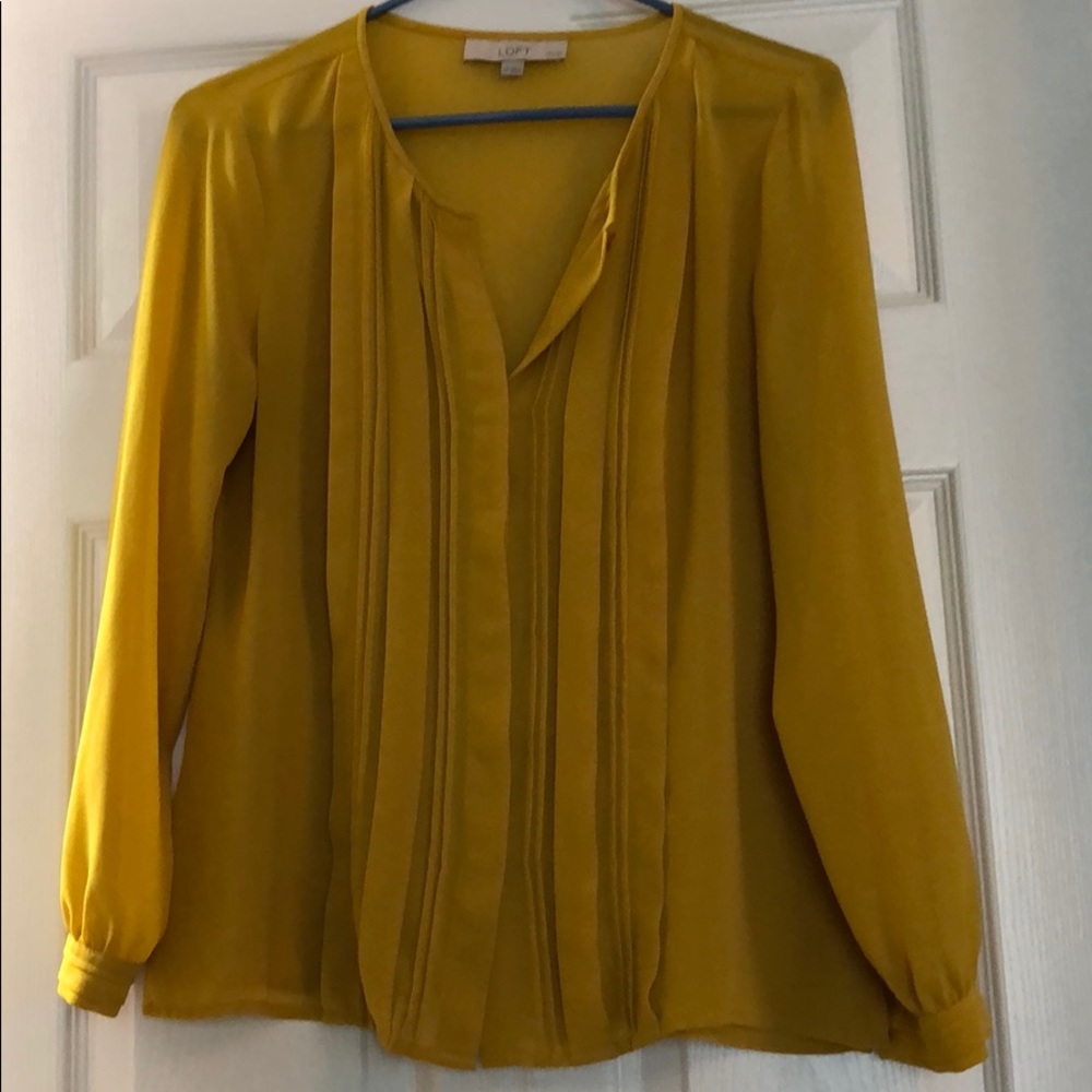 Yellow blouse